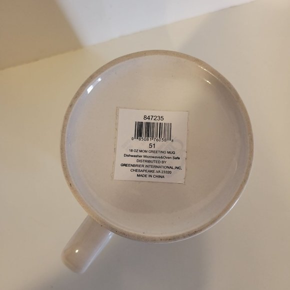 Vintage Greenbrier Intl. Best Mom Ceramic Coffee Mug MOTHER'S DAY - Picture 3 of 6
